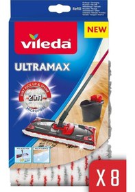 Resim Vileda Ultramax Dikdörtgen Mikrofiber Yedek Paspas 8'li Yedek 