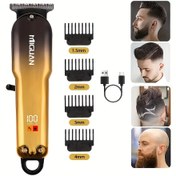Resim iMiaoPai Profesyonel Erkek Saç Kesme Makinesi - USB Şarj Edilebilir, Hassas Kesim ve Stil Aracı Dijital Ekran ile, 4 Kılavuz Tarak (1.5mm-4mm), Ev ve Seyahat için İdeal, Mükemmel Tatil Hediyesi, Saç Kesme Aracı | Şık Saç Kesme Makinesi | USB Şarj Edilebilir Kesme Makinesi, Erkekler için Saç Kesme Makineleri 