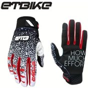 Resim Techbloom Etbıke Bisiklet Eldiveni Unisex Siyah Kirmizi L Pink Leopar Desenli Mesh Avuç Içi Ayarlanabilir Cırt Cırt 
