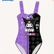 Resim Sanrio için for kuromi Mayo - Sevimli Karikatür Tasarımı, Esnek Kumaş, Kolsuz Tek Parça Mayo Kızlar İçin, İdeal Plaj ve Yaz Hediyesi, Plaj Mayo|Oyun Sever Tasarım|Esnek Kumaş 