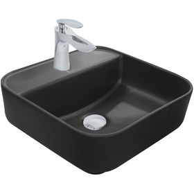 Resim Paluci Anka Matt Black Small Çanak Lavabo 