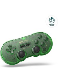 Resim 8bitdo Sn30 Pro Bluetooth Kablosuz Hall Effect Oyun Kolu Jade Yeşil- Switch/switch 2,pc,macos,android 
