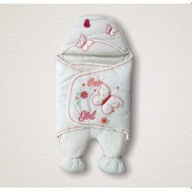 Resim Kız Bebek Kundağı Kız Bebek Dış Kundak Battaniyesi Uyku Tulumu Hastane Çıkışı Kundak Pembe 