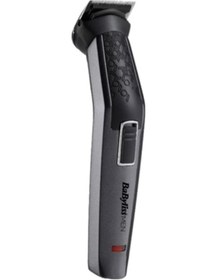 Resim BaByliss Carbon Titanium 10 Başlıklı Kablosuz Yüz ve Vücut Bakım Kiti Tıraş Makinesi Siyah MT727E 