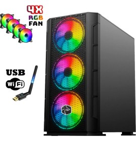 Resim Zeiron Ares ZX25 Intel Core I5-13400F 16GB Ddr4 Ram 512GB M.2 SSD + 1tb HDD 8gb 256BIT RX580 Oyuncu Masaüstü Bilgisayar 