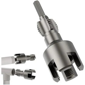 Resim Pvc Boru Açma Makinesi, İç Ve Dış Dişli Kesimleri İçin 