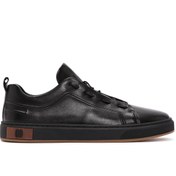 Resim Derimod Erkek Siyah Bağcıklı Deri Sneaker,Kışlık Spor Ayakkabı 25WFD693418 