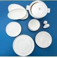 Resim Jumbo Cloud Platin 57 Parça 12 Kişilik Yemek Takımı 