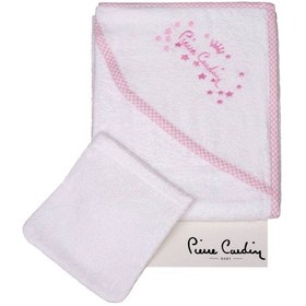 Resim Pierre Cardin Kundak Banyo Havlusu - Pembe 