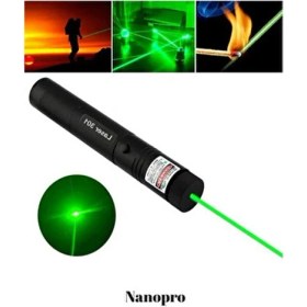 Resim Belirtilmemiş Yeşil Şarjlı Lazer Pointer 2000MW (Yakıcı) Yüksek Güç ve Etkili Özellikler ile 