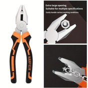 Resim Endüstriyel Sınıf Süper Ağır Hizmet Teli Pense, 15.24cm İğne Burunlu Pense Ergonomik Kırmızı Kauçuk Tutacakları ile, Elektrik ve Endüstriyel Kullanım için Diagonal Teli Kavrama - Ağır Hizmet Metal Yapısı, Elektrik Teli Kavrama | Ergonomik Tasarım | Dayanıklı Yapı, Teli Pense 