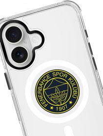 Resim Fenerbahçe Sarı Mono Arma MagSafe Telefon Kılıfı - iPhone 16 