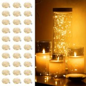 Resim 10 adet LED Peri Işıkları - Pil ile Çalışan, Ev Dekorasyonu, DIY Düğünler, Partiler, Tatiller & Sevgililer Günü Hediyeleri, Noel Dekoru için İdeal 