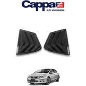 Resim Cappafe Honda Civic 2012-2015 Kelebek Cam 2 Prç. 