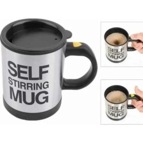 Resim İsmiyle Al Sıcak Tutan Termos Bardak Kendi Kendini Karıştıran Mikser Kupa 