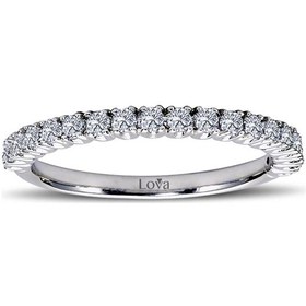 Resim Lova 0,44 Karat Pırlanta Yarımtur Yüzük - 1030143 