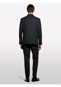 Resim Sisley Viskoz Karışımlı Düğmeli Blazer Ceket Erkek Siyah Ceket - 325a2sddsw02f 