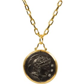 Resim Pırlantalı Orta Boy Madalyon 