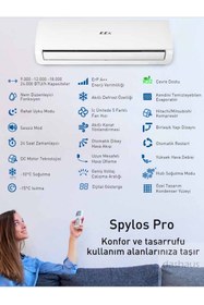 Resim Eca Spylos Pro Inverter Split A++ R32 9.000 BTU Klima ESA1509A100 (Montaj Dahil) 