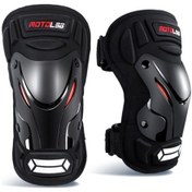 Resim Sones Motolsg 2 İn 1 Motosiklet Bisiklet Yansıtıcı Şerit İle Binme Koruyucu Dişli Dirsek Pedleri Siyah 