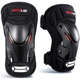 Resim Sones Motolsg 2 İn 1 Motosiklet Bisiklet Yansıtıcı Şerit İle Binme Koruyucu Dişli Dirsek Pedleri Siyah 