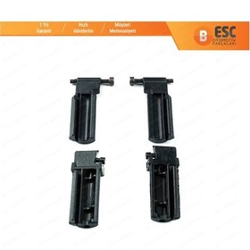 Resim Mercedes W203 W211 için Sunroof Cam Güneşlik Perde Kızak Ray Klip 