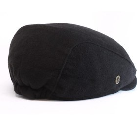 Resim Armalı Şapka Erkek Siyah Kışlık Yün Spor Kasket 