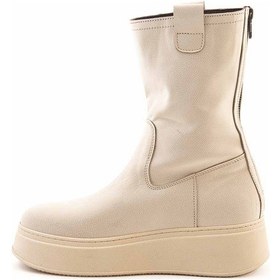 Resim Mocassini Deri Kadın Bot 7073 