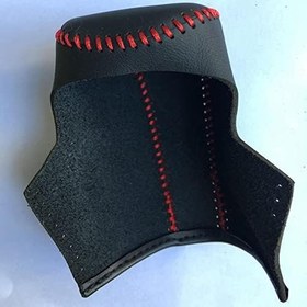 Resim 2X El Dikiş Deri Vites Kolu Topuzu Kapağı Fit El Freni Kapağı, Vites Kolu Kapağı, Feidu için 