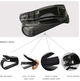 Resim OPTANA Mandallı Gözlük Tutucu Klipsi Oto Araç İçi Uyumlu Araçlar için Şık Tasarım ve Kolay Montaj 