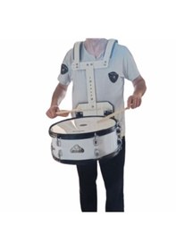 Resim Jinbao 14''x5,5'' Bando Trampeti Beyaz Renkli Vurmalı Çalgılar İçin Dayanıklı Tasarım Jbmp1455 14''x5,5'' Bando Trampeti 