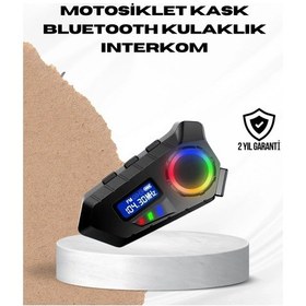 Resim Ceylan Adam Bluetooth 5.4 İnterkom Ip65 Toz Ve Su Geçirmez Led Göstergeli 