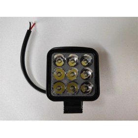 Resim Replax Mini Off Road Projektör Forklift Lamba 9 LED Kare 9-36V 27W IP67 