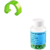 Resim motosergen Bisiklet Kablo/Hortum Klipsi - TOOPRE, C-Klips, Alüminyum, Yeşil, 10'lu Bisiklet Kablo Kelepçesi 