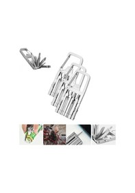 Resim Jawbreaker Mini Çoklu Alet, 12 Mini Katlanır Çok Fonksiyonlu Alet İğne Burun Pensesi 