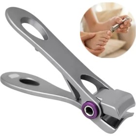 Resim Prativas SN-29302 Profesyonel Geniş Ağızlı Ayak Tırnak Makası 85MM Paslanmaz Çelik Mat Gri 
