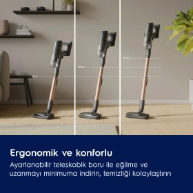 Resim Electrolux EP82H25WET 800 Serisi Islak ve Kuru Temizleme Yapabilen Dikey Şarjlı Süpürge, 10 Yıl Motor Garantili 