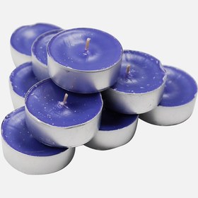Resim Kokulu Tealight 10'lu Mum Seti Lavanta 