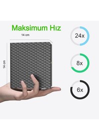 Resim Dvd Harici Yazıcı Type-c Usb 3.0 Hızlı Okuma/yazma Tak Çalıştır Taşınabilir Geniş Uyumluluk Az Güç 