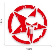 Resim Army Yıldız Kırmızı 2 Li Sticker 2 