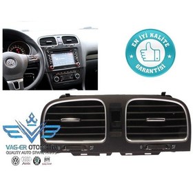 Resim Vw Golf 6 Vı Ön Orta Torpido Havalandırma Izgarası 5K0819828N 
