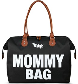 Resim Stylo Mommy Bag Anne Bebek Bakım Çantası - Siyah - Siyah / Standart 