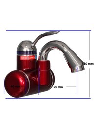 Resim Elektrikli Sıcak Musluk Ani Su Isıtıcı Termal Şofben Musluk DSG5K 