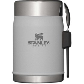 Resim Stanley Klasik Paslanmaz Çelik Yemek Termosu Kaşıklı 0,40 lt Koyu Beyaz 