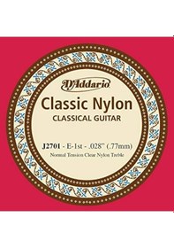 Resim D'addario J2701 D'addario Klasik Gitar Teli Tek 1 No Mi 