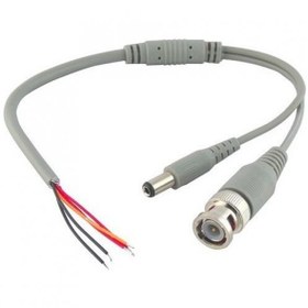 Resim OEM 10 Adet Hazır Kablolu Bnc Konnektör Dc Power Jak Cctv Y Kablo 