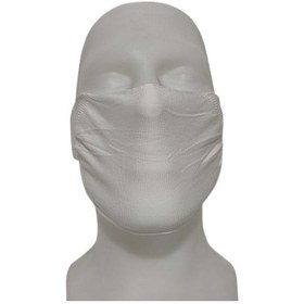 Resim Morza 1li PAKETX20 Adet Çocuk 8-14 Yaş Premium Yıkanabilir Gümüş Nano Maske-Beyaz 
