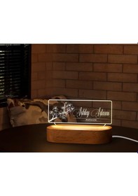 Resim Bk Gift Kişiye Özel İsimli Led Işıklı Akrilik Masa İsimliği-11, Ofis Dekoru, Mesleki Hediye, Ofis Hediyeleri Kobitmeyen137992 Bk Gift 