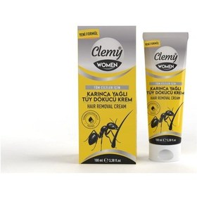 Resim Clemy 100ml Tüy Dökücü Krem Bayan Karınca Yağı 