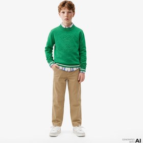 Resim Tommy Hilfiger Essentials Çocuk Bej Pantolon 